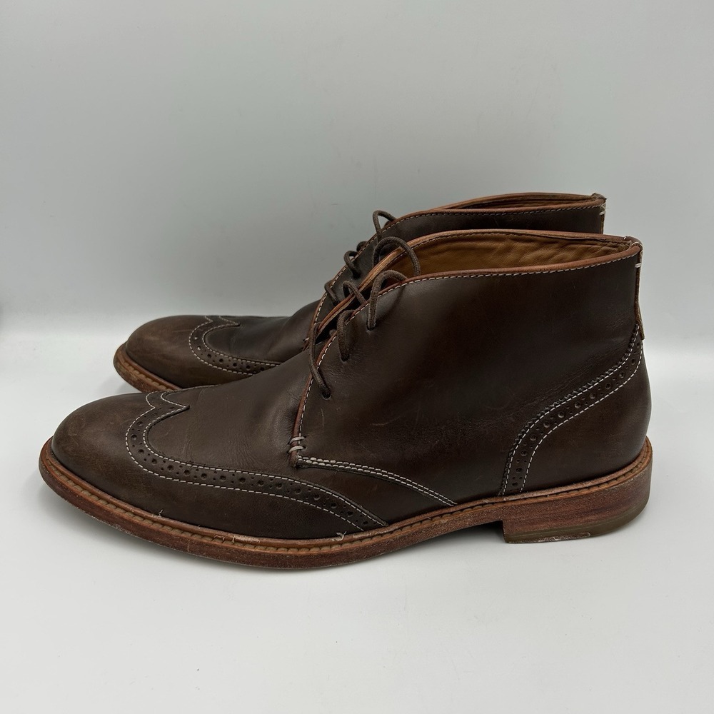 Johnston & Murphy Wingtip‎ Sheepskin Boots Men's Size 8.5 - Picture 5 of 10